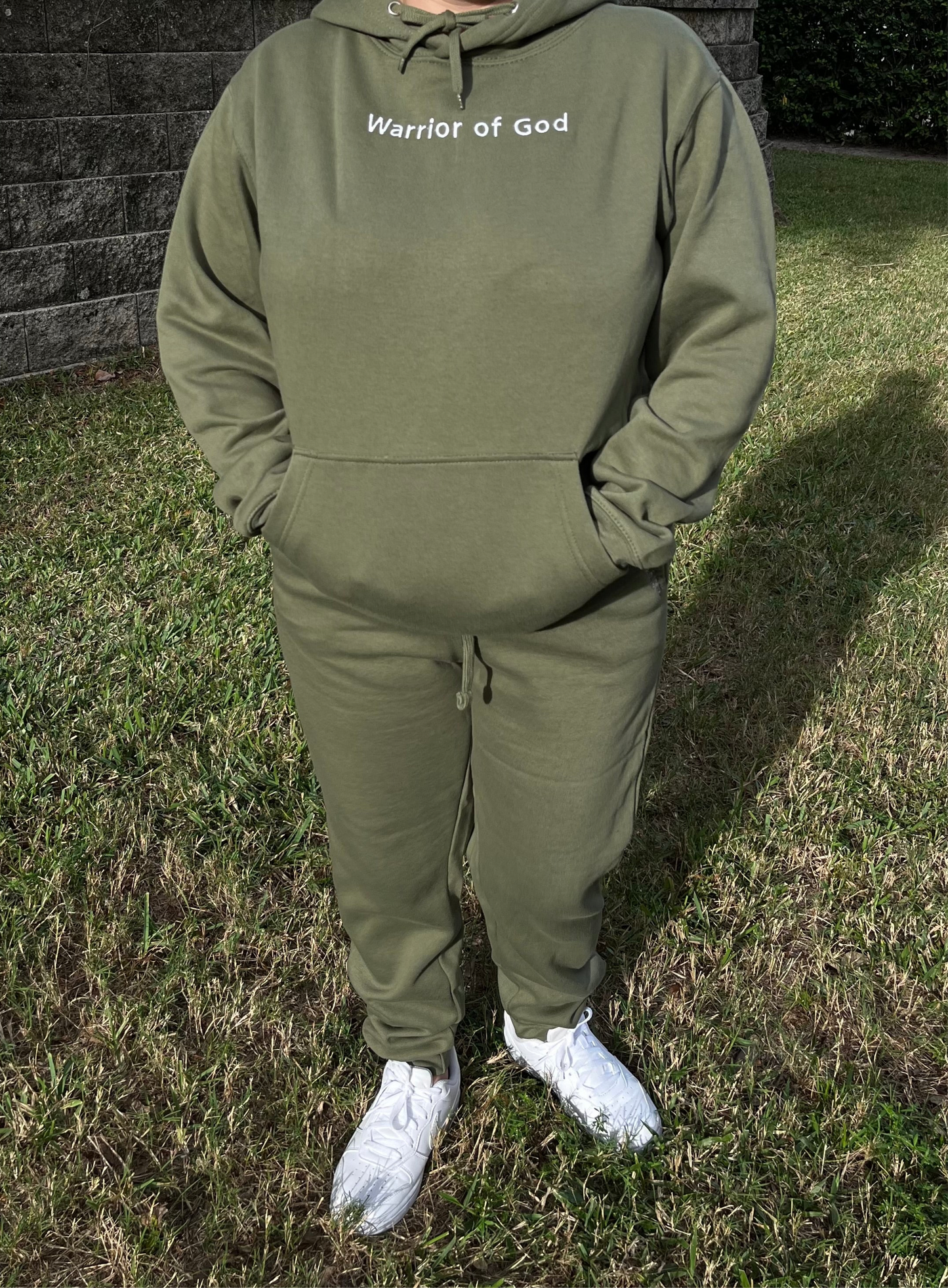 Adult Warrior of God Sweatsuit Set