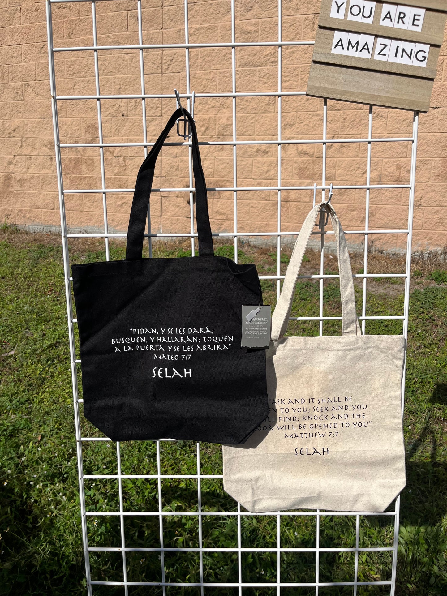 Canvas tote bag