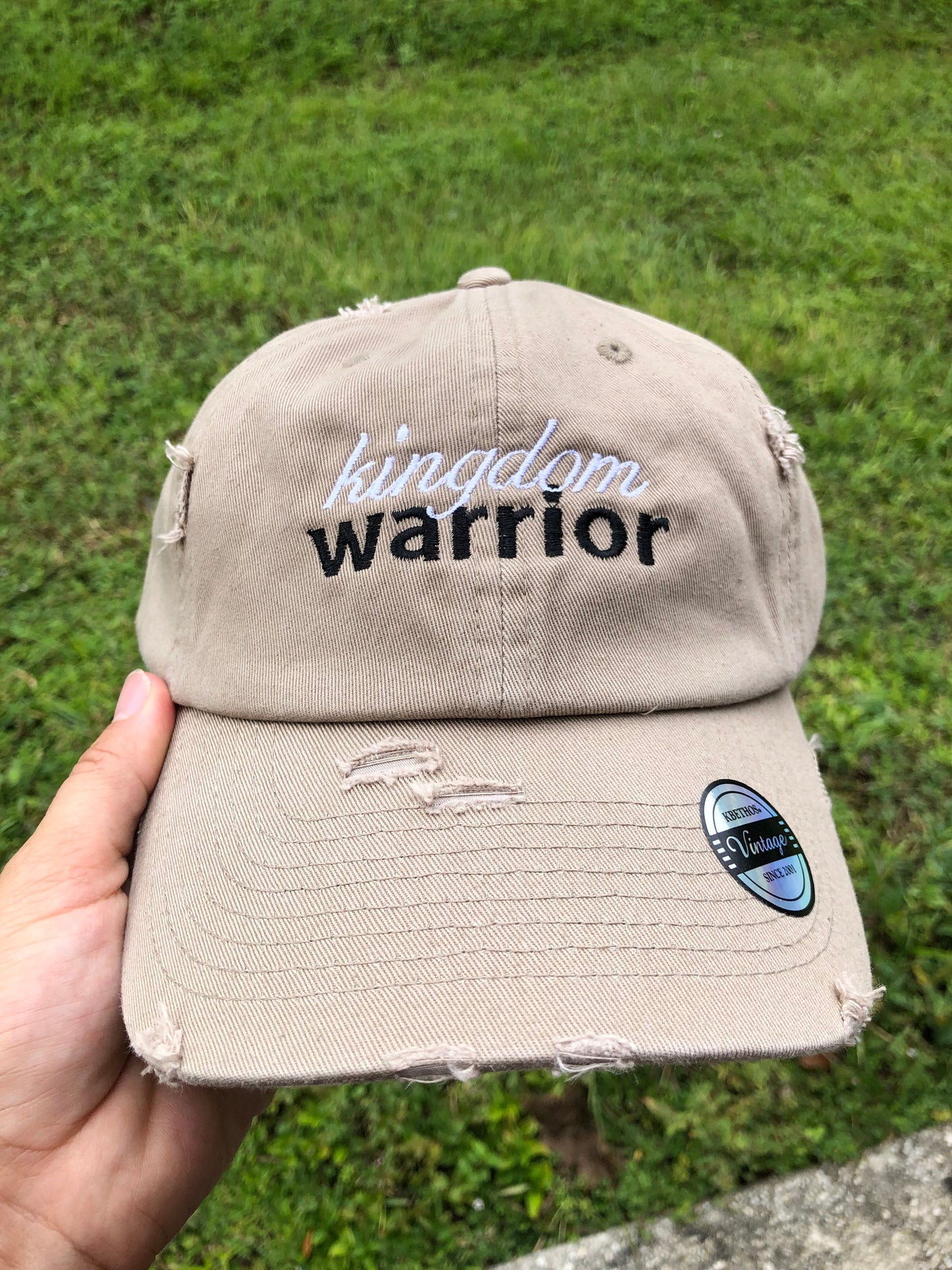 Adult Distressed Kingdom Warrior Cap