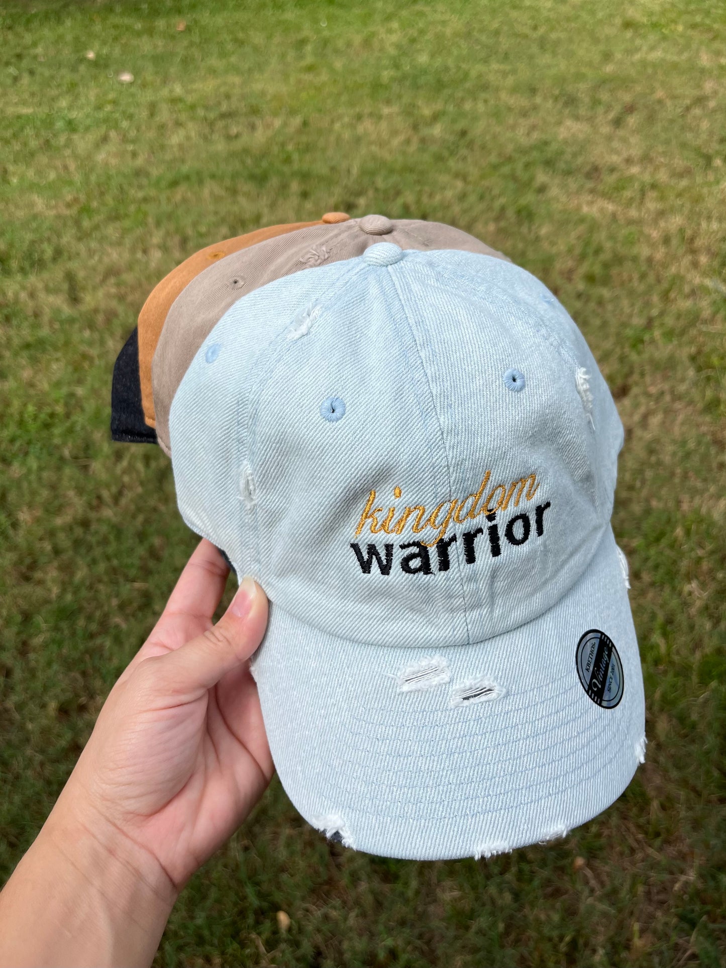 Adult Distressed Kingdom Warrior Cap