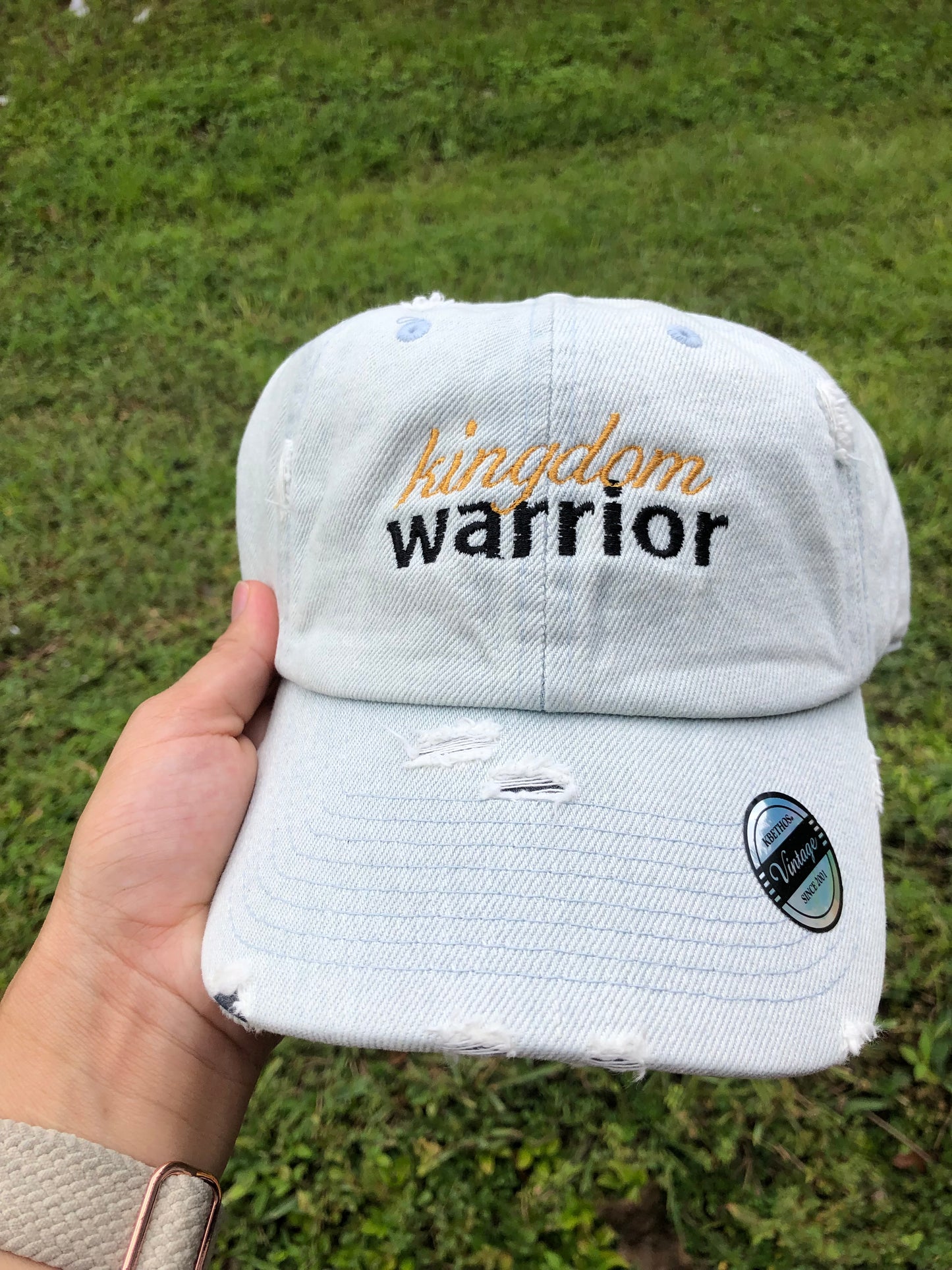 Adult Distressed Kingdom Warrior Cap